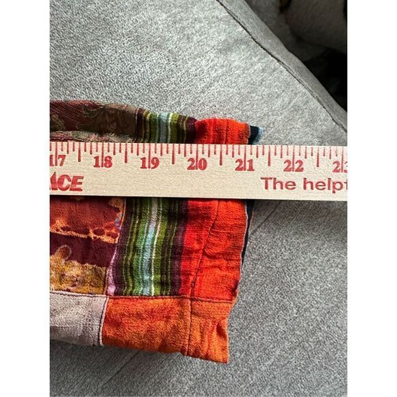 Chico’s Design‎ Hooded Zippered Jacket Womens 2 (L) Cottagecore Floral - Picture 10 of 14